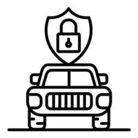 Anti Theft System vector icon