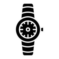 icono de vector de reloj de pulsera