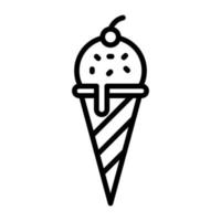 icono de vector de helado