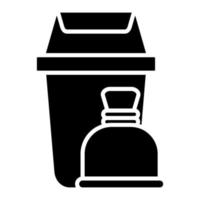 icono de vector de basura