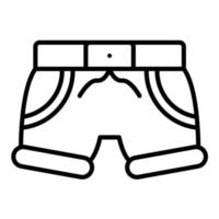 Shorts vector icon