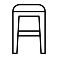 Stool vector icon