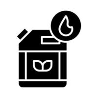 Biofuel Can vector icon