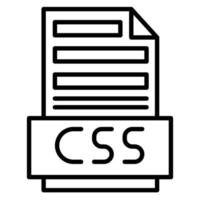 CSS File vector icon