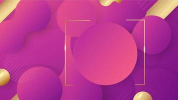 Abstract purple luxury background in liquid and fluid style. Trend design of the world. Vector illustration template for web banner, business presentation.