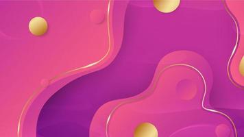 Abstract purple luxury background in liquid and fluid style. Trend design of the world. Vector illustration template for web banner, business presentation.