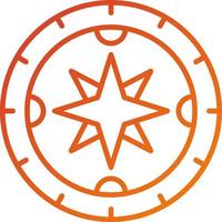 Compass Icon Style vector