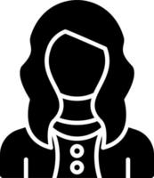 Female Model Icon Style vector