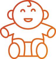 Baby Icon Style vector