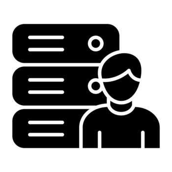 Client Base Icon Style vector
