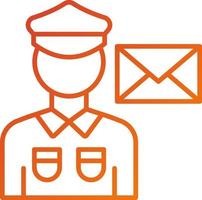 Postman Icon Style vector