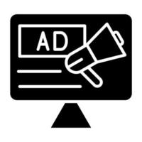 Advertising Campaign Icon Style vector