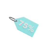 3d render Sale tag on pastel background.discount sale, promotion in social media. png