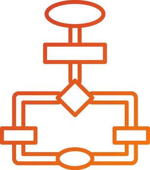Flowchart Icon Style vector