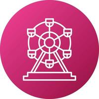 London Eye Icon Style vector