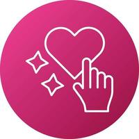 Please Like Icon Style vector