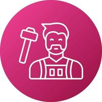 Blacksmith Icon Style vector