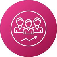 Demographic Icon Style vector