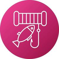 Fishing Icon Style vector