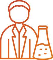 Chemist Icon Style vector