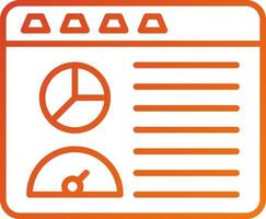 Dashboard Icon Style vector