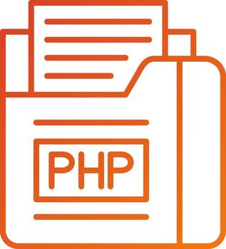 Php File Icon Style vector