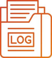 Logs Icon Style vector