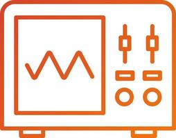 Oscilloscope Icon Style vector