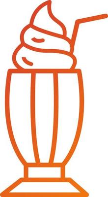Milkshake Icon Style