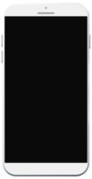 weißes Smartphone isoliert png