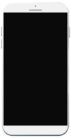 weißes Smartphone isoliert png