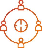 User Connection Icon Style vector