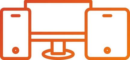 Responsive Design Icon Style vector