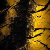 Old texture black yellow background - AI generated image photo