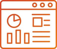 Website Dashboard Icon Style vector