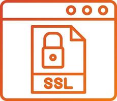 SSL Icon Style vector