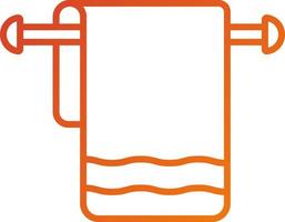 Towel Rack Icon Style vector