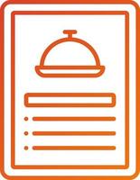 Daily Menu Icon Style vector