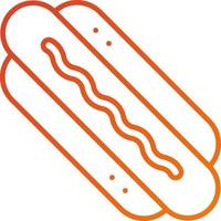 Hot Dog Icon Style vector