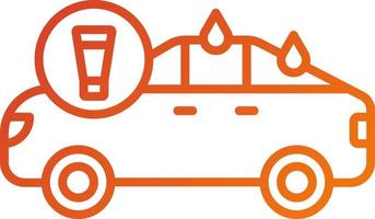 Car Waxing Icon Style vector