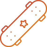 estilo de icono de patineta vector