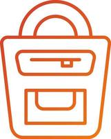 Bag Icon Style vector