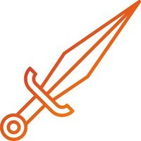 Dagger Icon Style vector