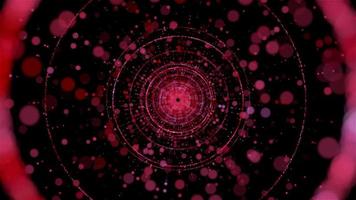 pink particle tunnel animation background photo