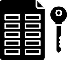 Asymmetric Keys Icon Style vector