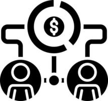 Crowdfunding Icon Style vector