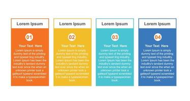 business infographics design template with icons and 4 options or steps. can be used for process diagram, flow chart. vector