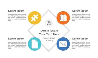 Business infographic design template. Element of chart, graph, diagram for presentations. vector