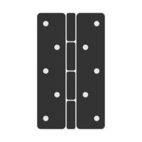 a set of door hinge icons vector