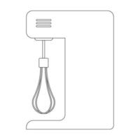 Hand mixer icon vector